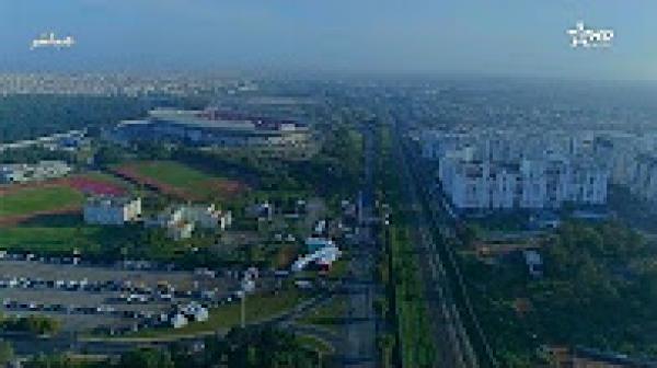 منظر رائع من الأعلى لمركب الأمير عبد الله بالرباط صباح اليوم