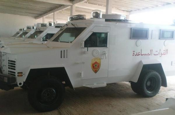 تعزيز الاسطول الامني ب88 عربة مصفحة خاصة بمكافحة الشغب و تفريق الحشود