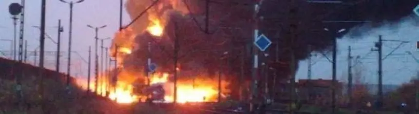 حريق ضخم بسبب انفجار صهريج غاز في فيتنام