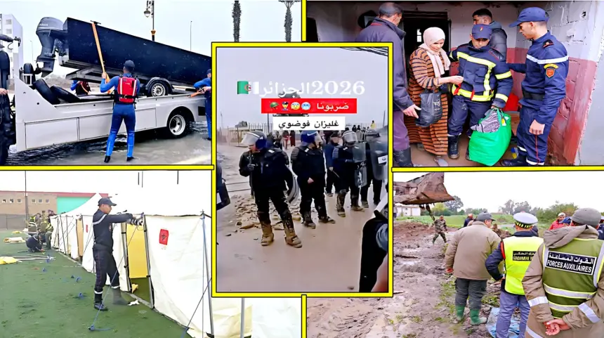 بين القصر الكبير وغليزان.. النموذج المغربي في تدبير أزمة الفيضانات يثير غضبا واسعا في الجزائر