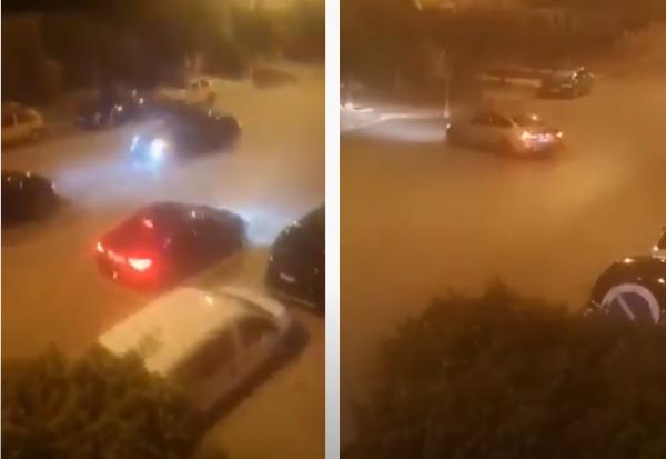 رعب وفوضى يتسبب فيها شباب "تفحيط السيارات" ومطالب بتدخل الأمن (فيديو)