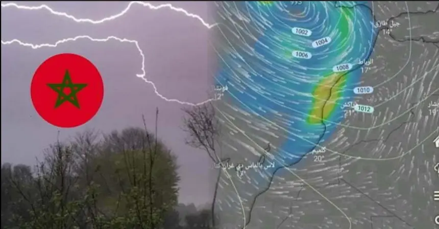 "منخفض أطلسي" جديد يصل إلى المغرب غداً.. أمطار رعدية وثلوج ورياح قوية في الطريق