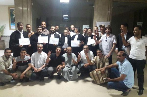 إستئنافية مراكش تؤجل النظر في قضية معتقلي "قبيلة أولاد الشيخ" وسط احتجاجات