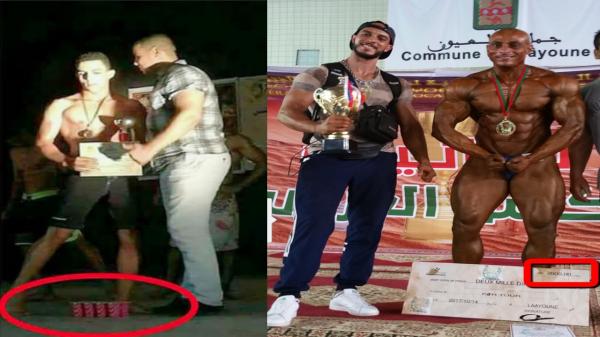 بعد شوهة " رايبي " .. شوفو شحال عطاو للفائز بكأس العرش في رياضة بناء الأجسام ( الصور )
