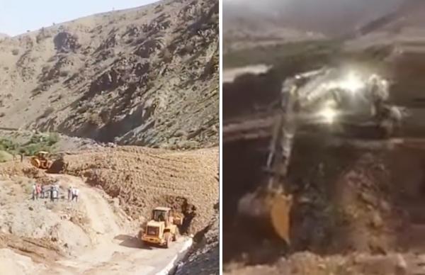 لحظة العثور على جثث ضحايا فاجعة إجوكاك والسيارة التي كانت تقلهم