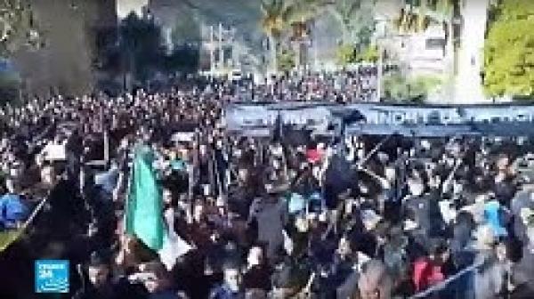 الجزائر: مظاهرات شعبية رافضة لترشح بوتفليقة للانتخابات الرئاسية