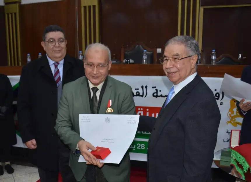 توشيح قاضيين بوسام ملكي في افتتاح السنة القضائية الجديدة بطنجة