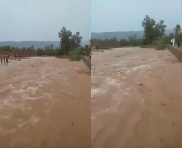 فيضانات وسيول جارفة تجتاح دواوير زاكورة