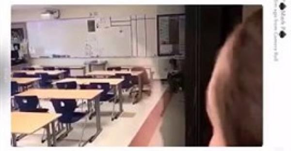 لقطات مروعة لطالبة ترصد معلمتها تتعاطى الكوكايين داخل الفصل (فيديو)