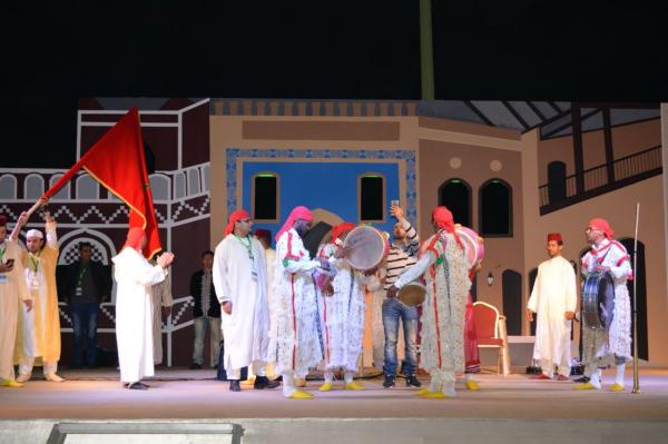 بالصور: مغاربة الجنوب يستعرضون حضارة "هوليود إفريقيا" بمهرجان "ليالي الشرقية" بالسعودية