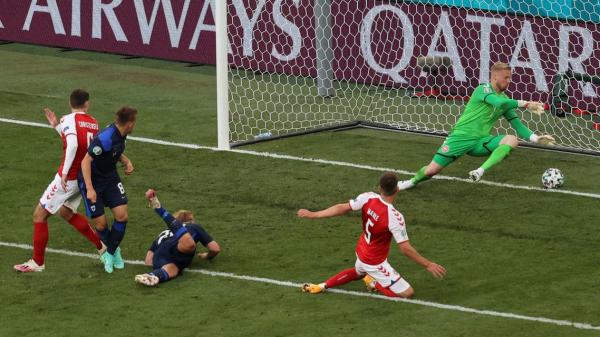 فنلندا تحقق فوزا تاريخيا على الدنمارك في كأس أوروبا