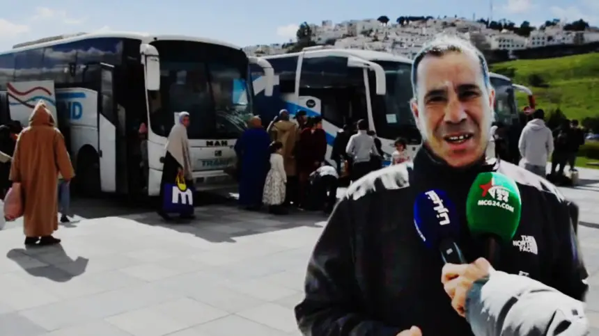 مواطن يعبّر عن فرحته بالعودة إلى القصر الكبير بعد انحسار الفيضانات، موجها شكره إلى الملك محمد السادس