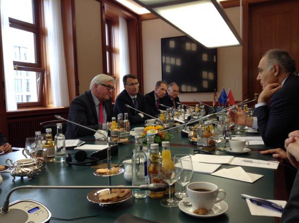 السيد مزوار يجري مباحثات مع وزير الخارجية الألماني