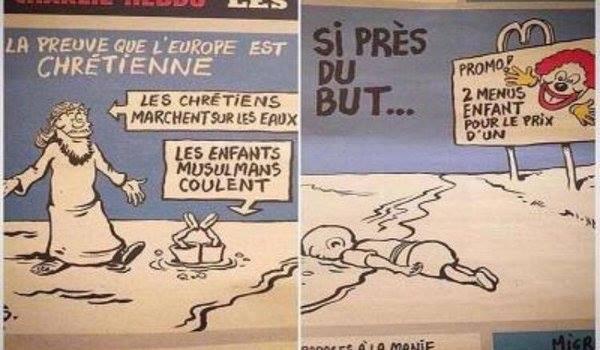 مرة أخرى : " شارلي إبدو " تبث سموم كراهيتها للمسلمين و هذا ما قامت به