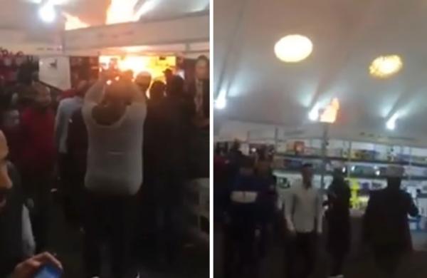 نشوب حريق في جناح بالمعرض الدولي للكتاب بالدار البيضاء