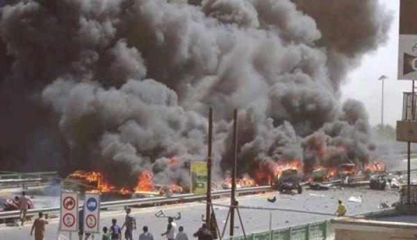 ارتفاع ضحايا التفجير الانتحاري بملعب كرة قدم في العراق إلى 80 قتيلا وجريحا