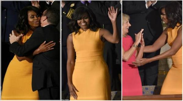 بالصور: فستان ميشيل أوباما ينفد من السوق