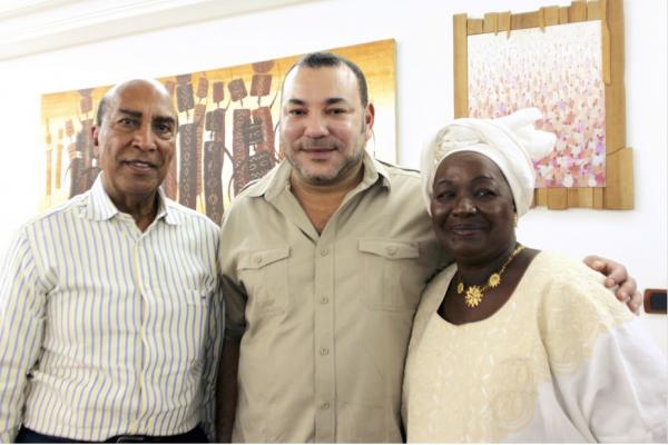 الملك محمد السادس في ضيافة السفير الإيفواري "جورج أوجنين" (صور)