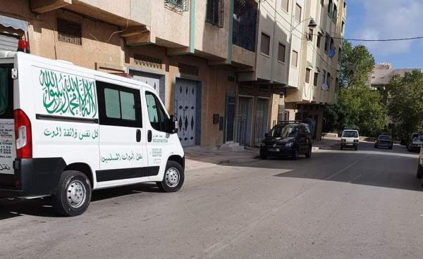 من أمام منزل الهالك