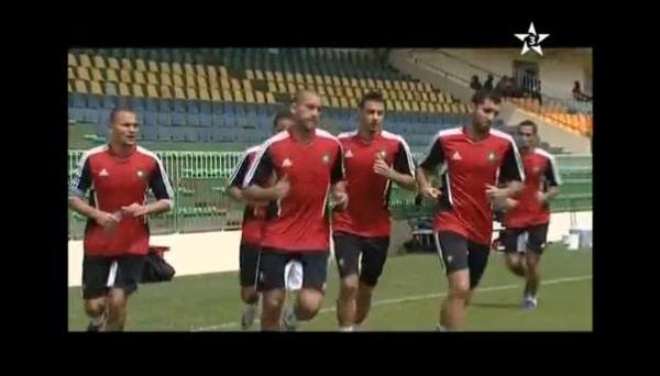 ربورطاج الرياضية عن استعدادت الأسود بالغابون 