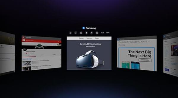 سامسونغ تُطلق مُتصفح إنترنت لنظارة الواقع الافتراضي Gear VR