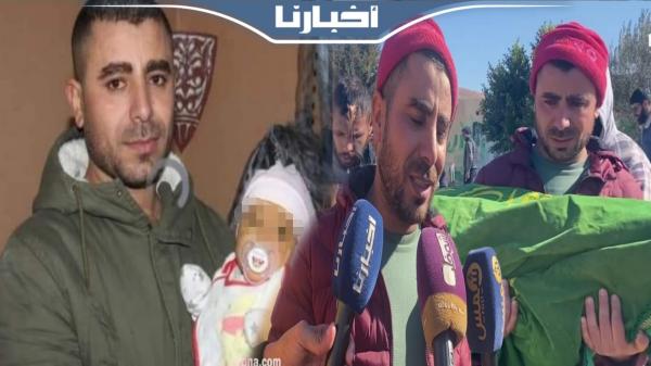 وجدة..جنازة مهيبة للطفلة هداية والأب يبكي بحرقة على فراقها