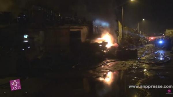 حريق يلتهم ازيد من مليار سنتيم من متلاشيات لافيراي بالدارالبيضاء