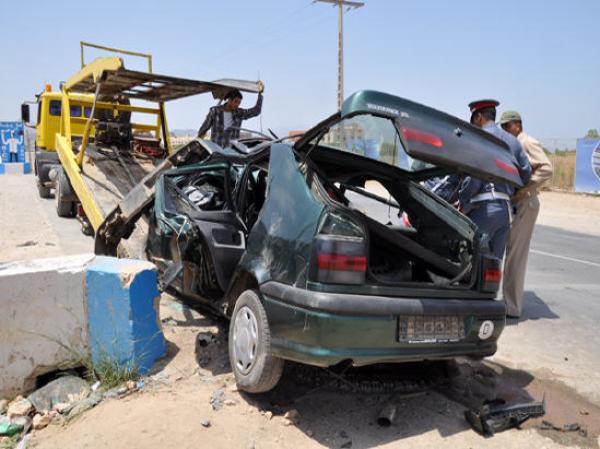 ارتفاع حصيلة حادثة السير قرب "صخور الرحامنة" إلى أربعة قتلى