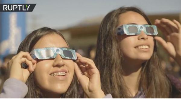 بالفيديو .. أول كسوف حلقي للشمس خلال هذا العام