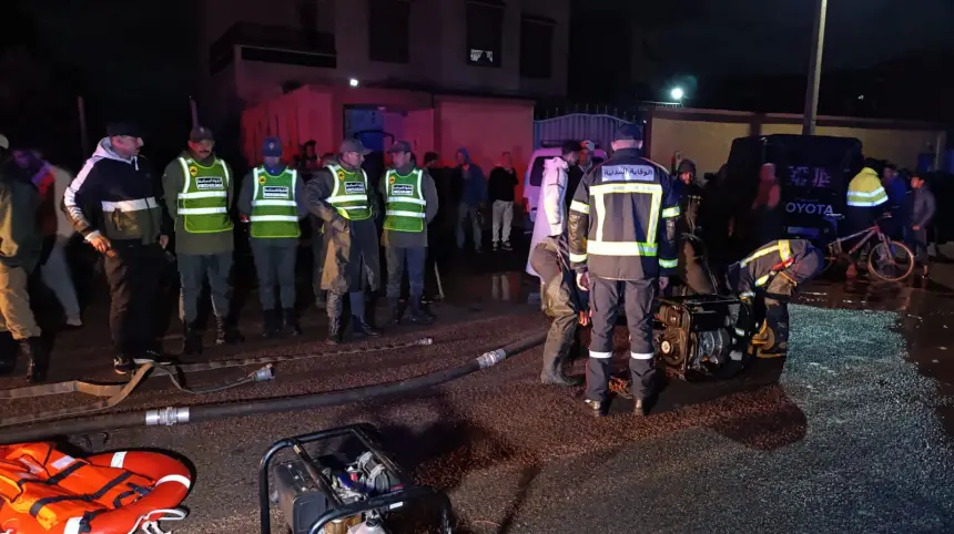 تارودانت.. تعبئة عاجلة لمواجهة تجمعات مياه الأمطار وتأمين الطرق الوطنية