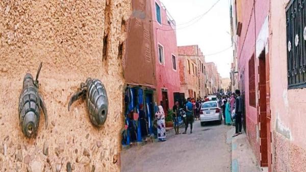 بالصور: استنفار أمني كبير بـ"بركان" بعد عثور أطفال على "قنبلتين"