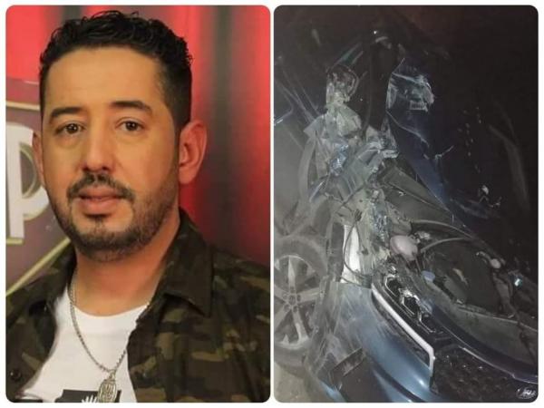 الفنان المغربي طارق البخاري يتعرض لحادثة سير خطيرة ضواحي مدينة "وادلاو"