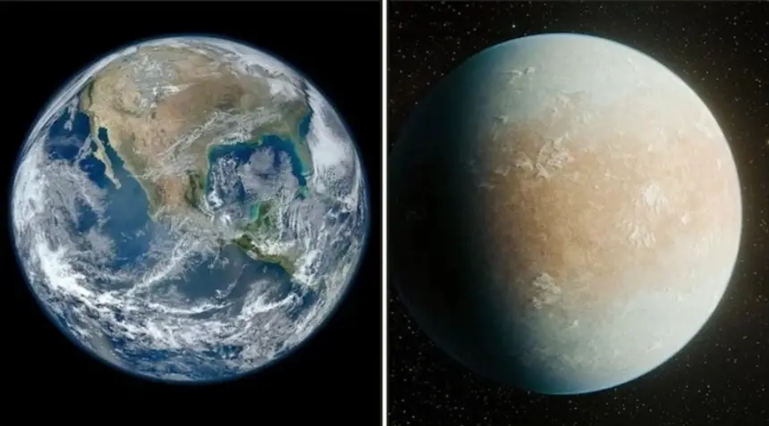 علماء يكتشفون كوكبًا شبيهًا بالأرض مغطى بالجليد ويبعد 150 سنة ضوئية!