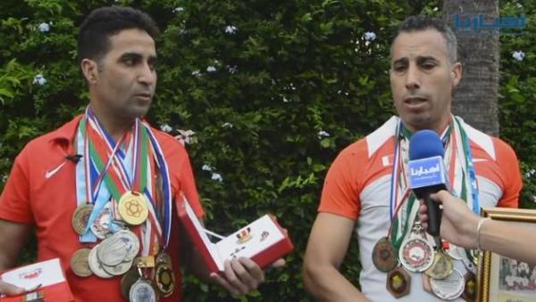 فيديو مؤثر .. نهاية مأساوية لبطلين مغربيين منحا البحرين العديد من الألقاب العالمية