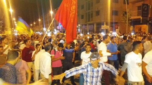 مسيرة حاشدة ببني ملال تضامنا مع الراحل محسن بمشاركة فعاليات حقوقية والمحامون أبرز الحاضرين (صور)