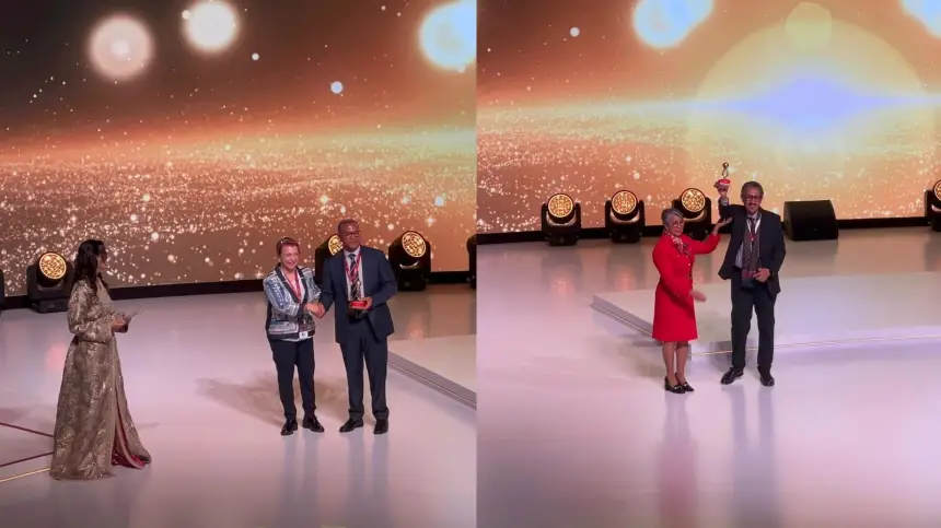 تتويج نارسا بجائزتين في اليوم الختامي لمؤتمر مراكش بحضور وزراء من كل أنحاء العالم