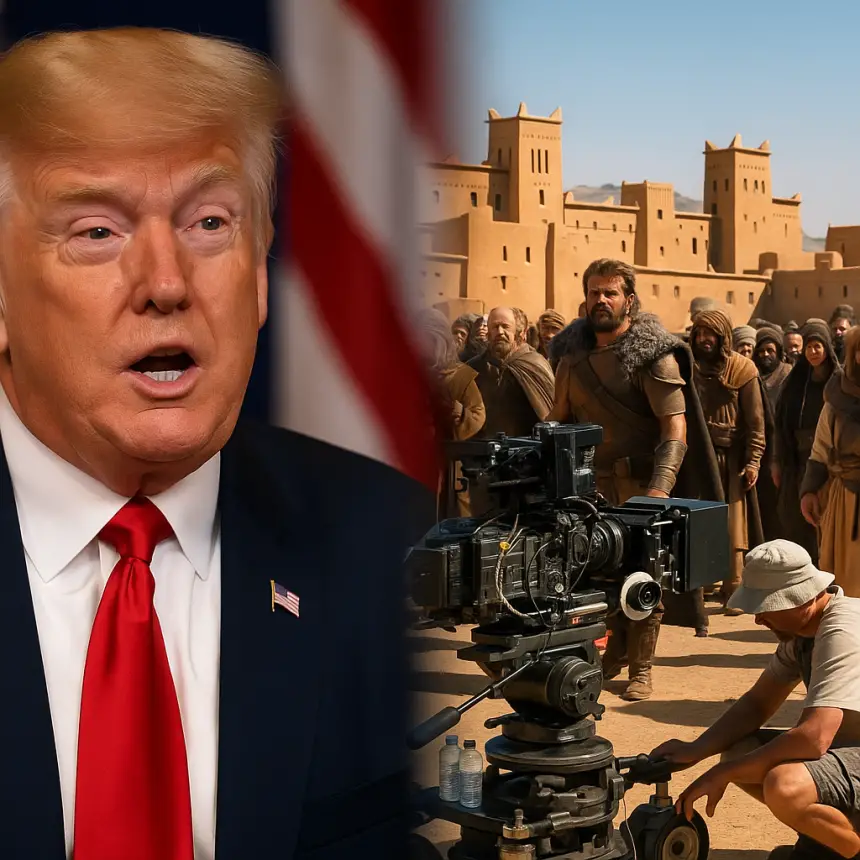 ترامب يصدم هوليوود بقرار مفاجئ قد يهدد الصناعة السينمائية في ورزازات ويقضي على مصدر رزق مئات المغاربة