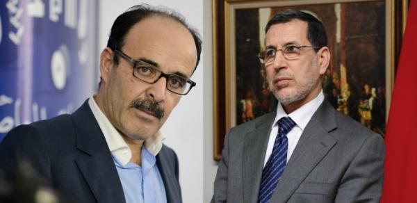 بالصورة : إلياس العماري يهنئ العثماني و ينوه بمجهودات بنكيران