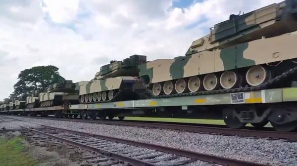 شحنة جديدة من دبابات "أبرامز" الأمريكية في طريقها للمغرب