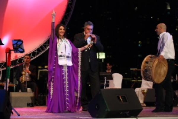 ديانا حداد تحتفل باليوم الوطني للإمارات في حفلين جماهريين بدبي