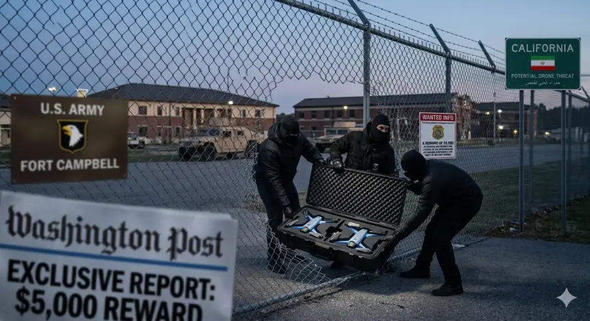 استنفار عسكري أمريكي.. مكافأة مالية لتعقب سارقي درونات حربية متطورة من قاعدة فورت كامبل