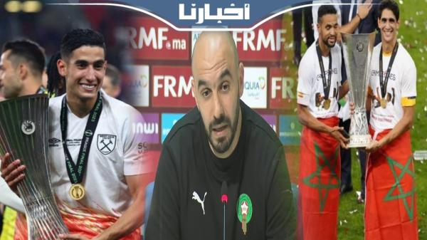 الركراكي يدعو اللاعبين المحليين إلى أخذ العبرة من النصيري وبونو وأكرد