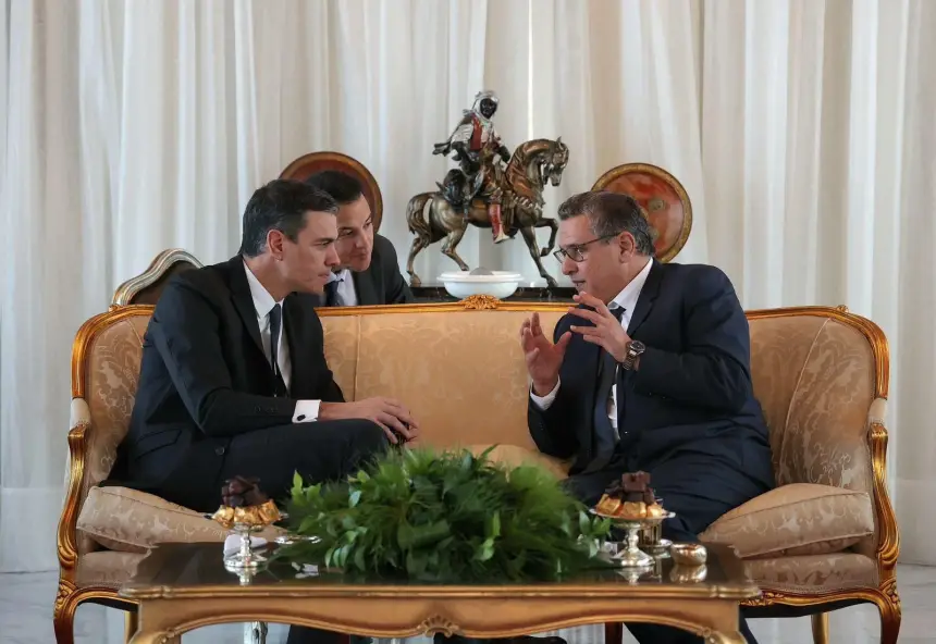 مباحثات مكثفة بين أخنوش وبيدرو سانشيز بمدريد