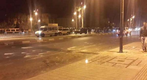 مناوشات بين السلطات الأمنية و محتجين موالين للبوليساريو بالعيون