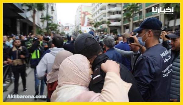 هكذا مرت الإحتجاجات ضد إجبارية جواز التلقيح بمدينة طنجة