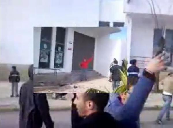 هجوم المخربين على شركة امانديس بتطوان