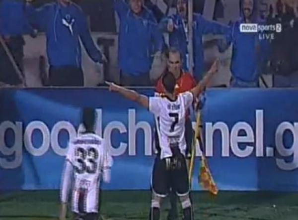 فيديو : نبيل الزهر يهز شباك بانتينايكوس 