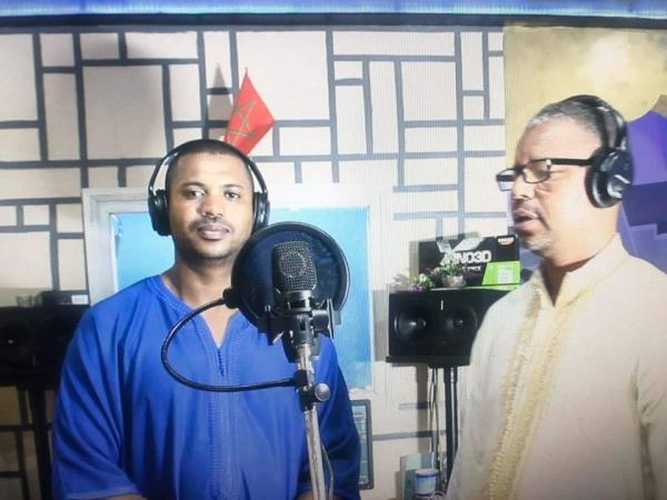 الإعلامي والإذاعي طارق باشلام في عمل فني مشترك مع الفنان كمال الإدريسي