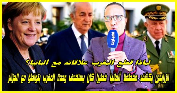 بالفيديو: "الزرايدي" يفضح مخططا "ألمانيا" خطيرا كان يروم المس بالوحدة الترابية للمغرب بتواطؤ مع "الجزائر
