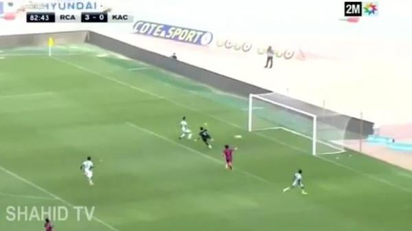 أهداف لقاء الرجاء الرياضي 4-0 النادي القنيطري